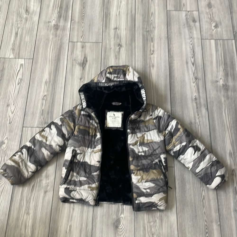 Boys Abercrombie fleece lined jacket